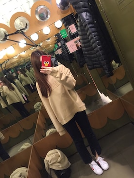 「MONKI（モンキ）のアイテム（パーカー）」を使った、_Tjyunさん（レディース・163cm）の夏コーディネート