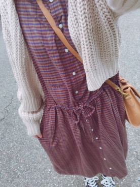 ゆんさん（レディース・154cm）の秋コーディネート