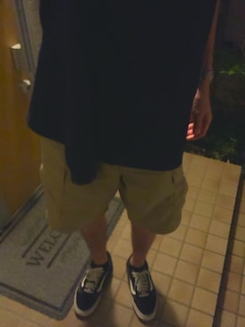 「アイテム（キーケース/キーアクセサリー）」を使った、やまざきさん（メンズ・176cm）の夏コーディネート