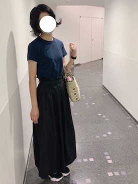 「hint hint（ヒントヒント）のアイテム」を使った、miharu さん（レディース・164cm）の夏コーディネート