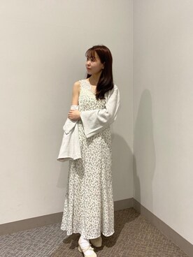 「ブルべ夏」｜ひぃちゃんさん（レディース・155cm）の春コーディネート