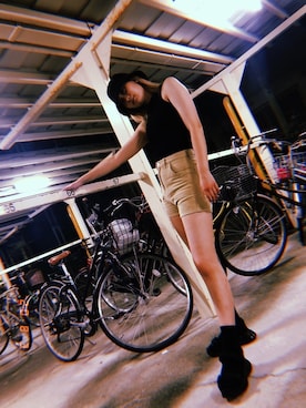 「ENVYM（アンビー）のアイテム（帽子）」を使った、N'youさん（レディース・167cm）の夏コーディネート