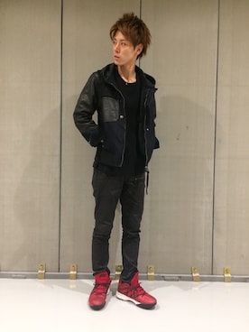 幽助さん（メンズ・180cm）の秋コーディネート