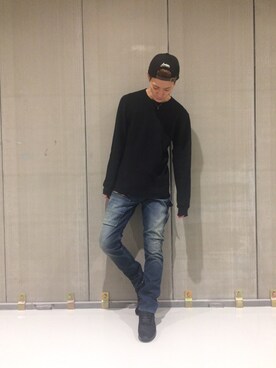 幽助さん（メンズ・180cm）の冬コーディネート