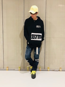 幽助さん（メンズ・180cm）の春コーディネート