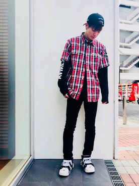幽助さん（メンズ・180cm）の夏コーディネート
