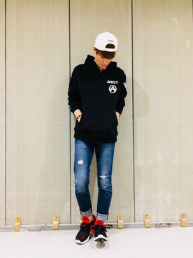 「road」｜幽助さん（メンズ・180cm）の夏コーディネート