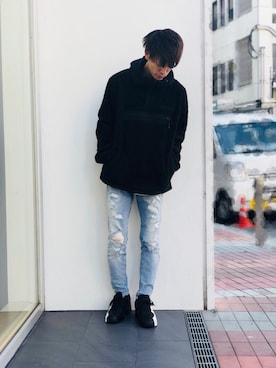 「アウトドアミックス」｜幽助さん（メンズ・180cm）の秋コーディネート