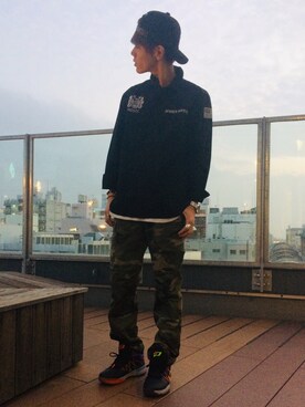 幽助さん（メンズ・180cm）の冬コーディネート