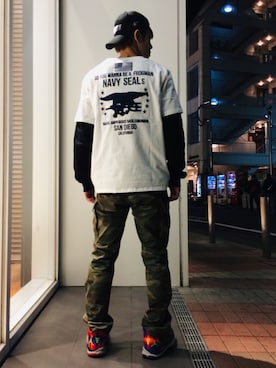 幽助さん（メンズ・180cm）の冬コーディネート