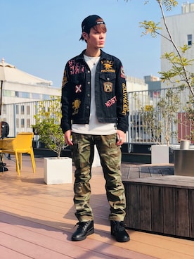 幽助さん（メンズ・180cm）の冬コーディネート