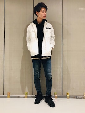 幽助さん（メンズ・180cm）の春コーディネート