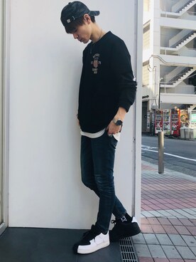 幽助さん（メンズ・180cm）の春コーディネート