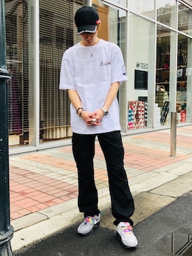 幽助さん（メンズ・180cm）の春コーディネート