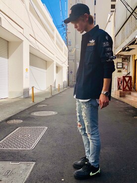 幽助さん(メンズ・180cm)の秋コーディネート