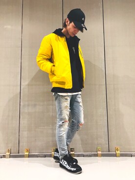 幽助さん（メンズ・180cm）の秋コーディネート