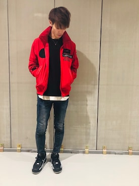 幽助さん（メンズ・180cm）の冬コーディネート