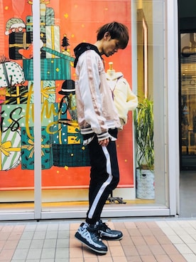 幽助さん（メンズ・180cm）の冬コーディネート