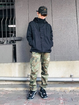 幽助さん（メンズ・180cm）の冬コーディネート