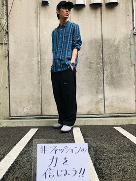 幽助さん（メンズ・180cm）の夏コーディネート