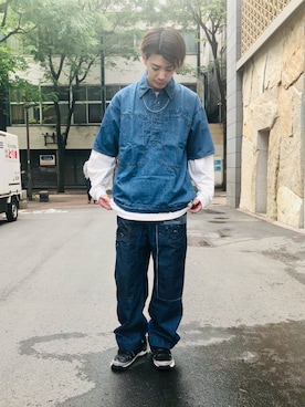 幽助さん（メンズ・180cm）の春コーディネート