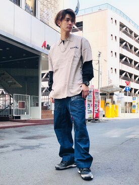 幽助さん（メンズ・180cm）の春コーディネート