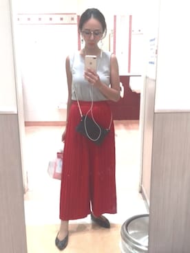 「アイテム（イヤリング）」を使った、WALNUTさん（レディース・163cm・20代）の夏コーディネート