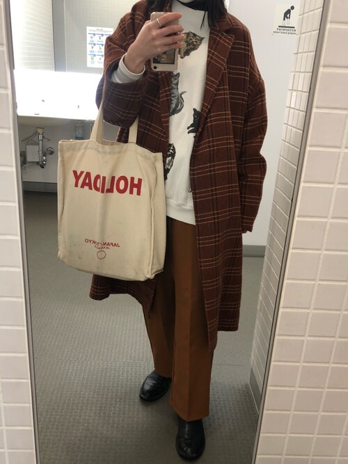ぷりん Jeanasisのチェスターコートを使ったコーディネート Wear