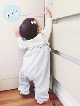 riiikaaa＊さん（キッズ・70cm）の春コーディネート