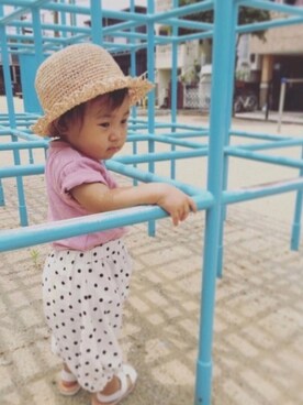 riiikaaa＊さん（キッズ・70cm）の夏コーディネート