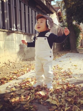 riiikaaa*さん(キッズ・70cm)の冬コーディネート