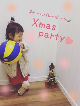 riiikaaa＊さん（キッズ・70cm）の冬コーディネート