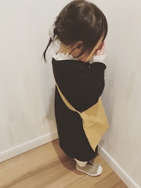 「handmade」｜「アイテム（ハンチング/ベレー帽）」を使った、riiikaaa＊さん（キッズ・80cm）の春コーディネート