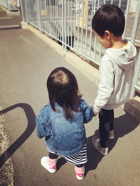 riiikaaa＊さん（キッズ・80cm）の春コーディネート