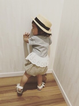 riiikaaa＊さん（キッズ・80cm）の夏コーディネート
