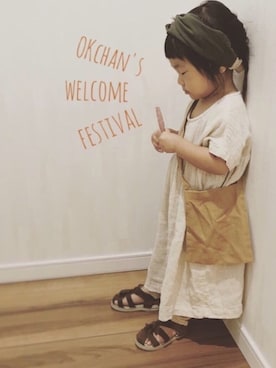 riiikaaa＊さん（キッズ・80cm）の秋コーディネート