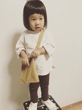 「DONOBAN（ドノバン）のアイテム」を使った、riiikaaa＊さん（キッズ・80cm）の秋コーディネート