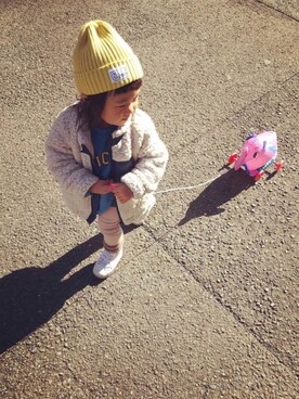 riiikaaa＊さん（キッズ・80cm）の冬コーディネート