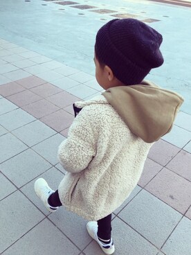 riiikaaa＊さん（キッズ・80cm）の冬コーディネート