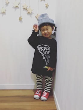 riiikaaa*さん(キッズ・80cm)の冬コーディネート