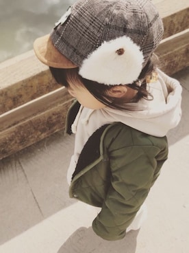 riiikaaa＊さん（キッズ・80cm）の冬コーディネート