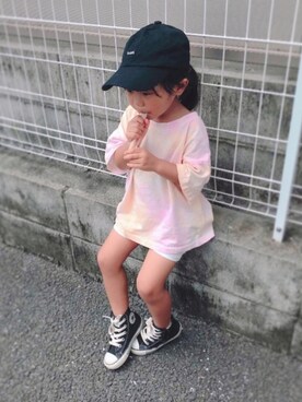 riiikaaa＊さん（キッズ・90cm）の夏コーディネート