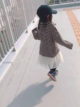 「アイテム（スカート）」を使った、riiikaaa＊さん（キッズ・100cm）の春コーディネート