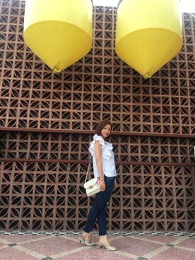 「iT（イット）のアイテム（パンツ）」を使った、gretaさん（レディース・158cm）の夏コーディネート