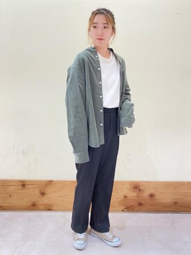 「コーデュロイの季節到来！」｜coen やましたさん（レディース・164cm）の秋コーディネート