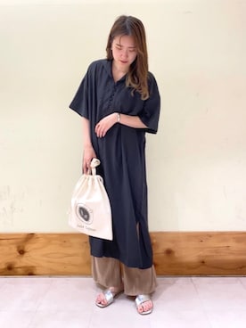 「ベーシックカラー」｜coen やましたさん（レディース・163cm）の夏コーディネート