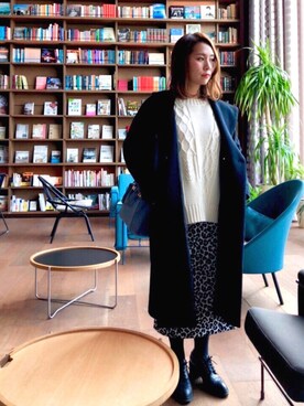 「Jeffrey Campbell（ジェフリーキャンベル）のアイテム（その他シューズ）」を使った、YUURIさん（レディース・156cm）の冬コーディネート