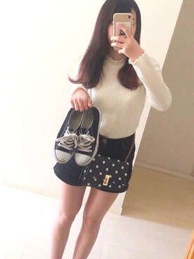 「oneway glamorous（ワンウェイグラマラス）のアイテム」を使った、ゆさん（レディース・154cm）の春コーディネート