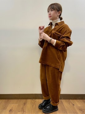 「アイテム（ブルゾン）」を使った、missyさん（レディース・153cm・30代）の秋コーディネート
