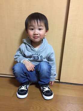 souさん(キッズ・90cm)の冬コーディネート